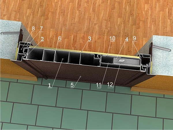 Схема дверного блока К-102
