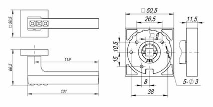 Схема ручки Fuaro CRYSTAL FLASH DM CP-8