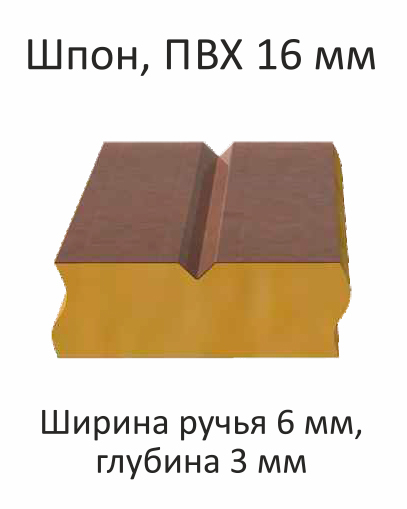 Шпон ПВХ 16 мм