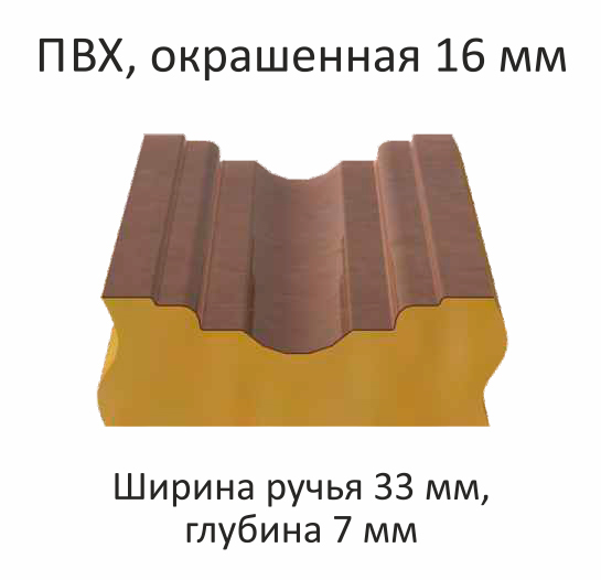 ПВХ Окрашенная 16 мм.